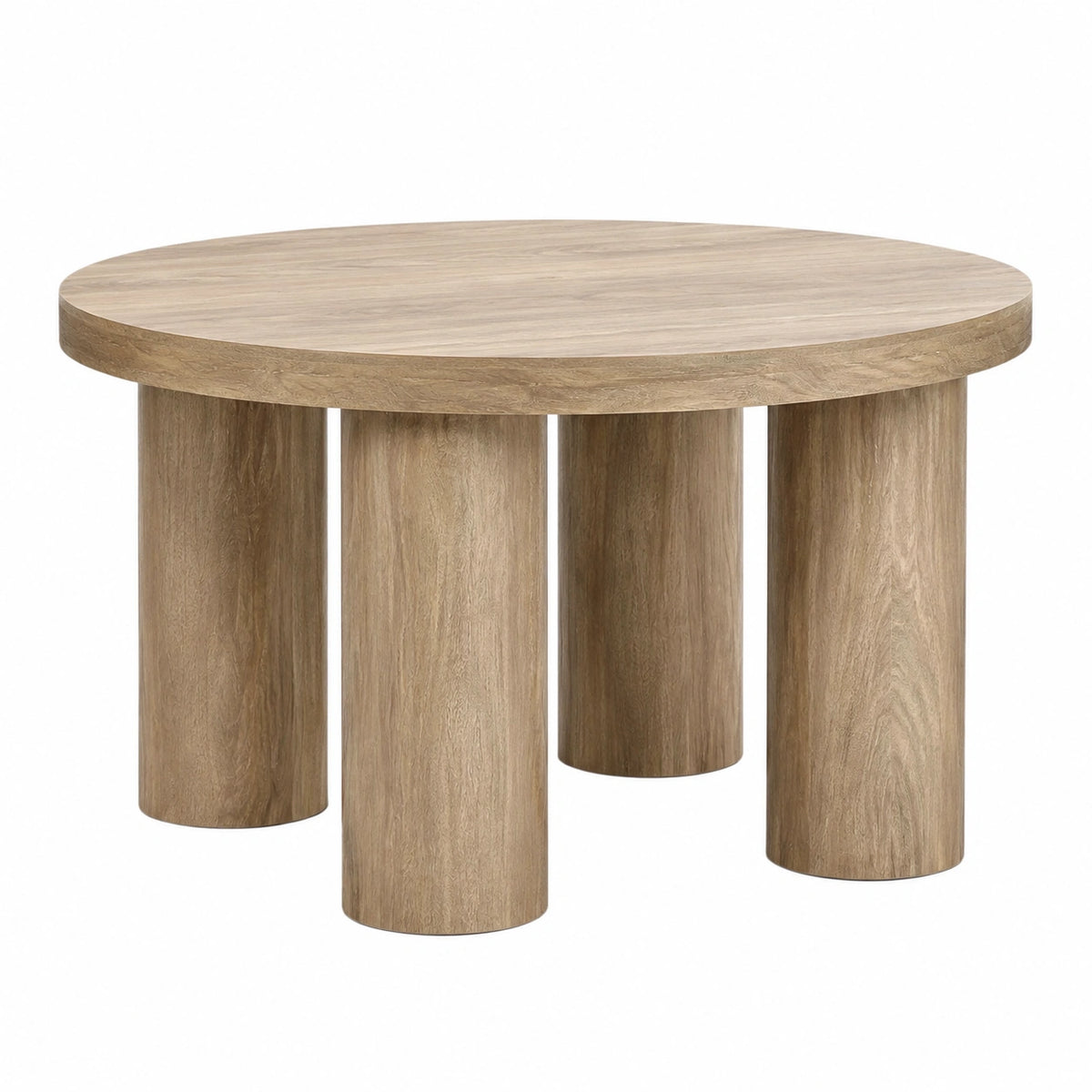 Couchtisch – 70 cm, runde Form, aus Holz