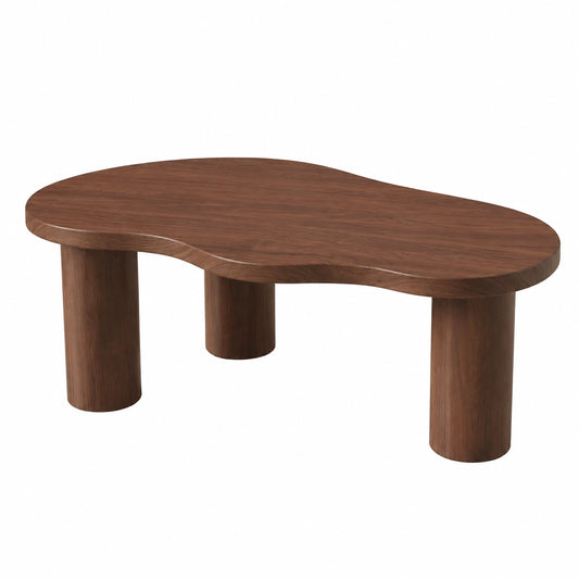 Couchtisch – moderner Stil, aus Eichenholz, Walnuss