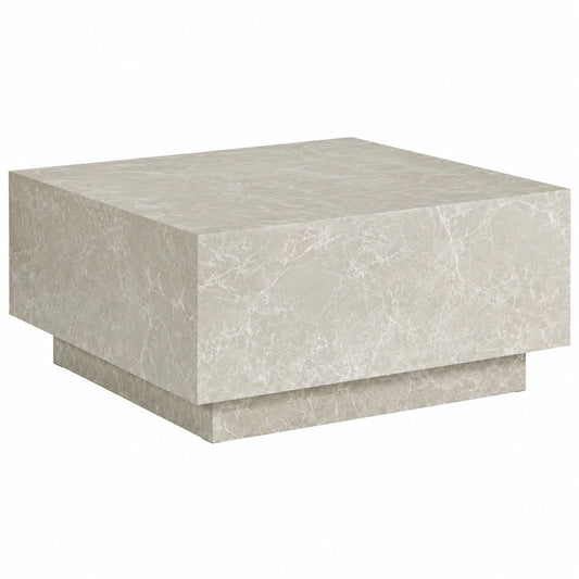Tisch – 80 × 80 × 35 cm, moderner Stil, für Wohnzimmer und Schlafzimmer