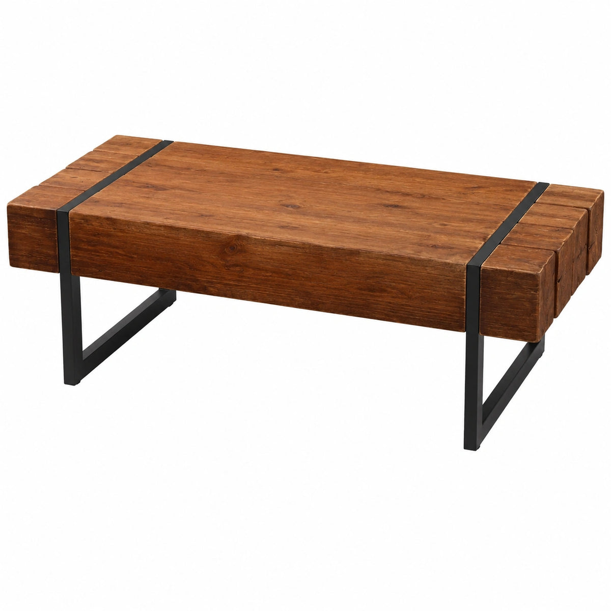 Couchtisch – 40 × 120 × 60 cm, aus Holz, Braun