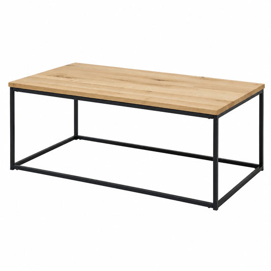 Couchtisch – 110 × 40 × 60 cm, moderner Stil, aus Massivholz und Eichenholz