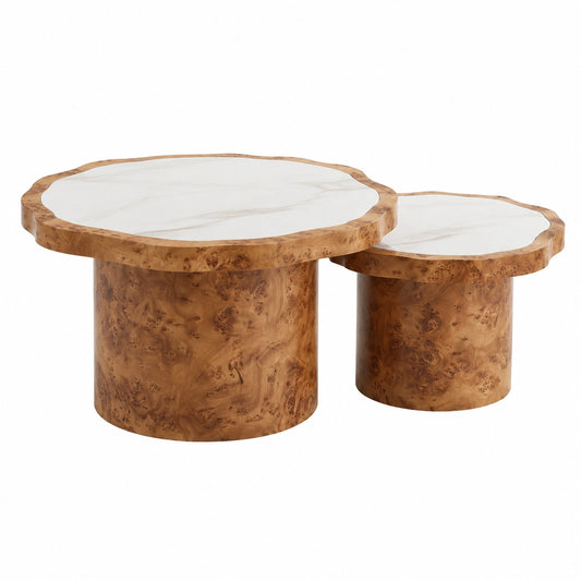 Couchtisch – Ø 78 cm, runde Form, für Wohnzimmer und Schlafzimmer