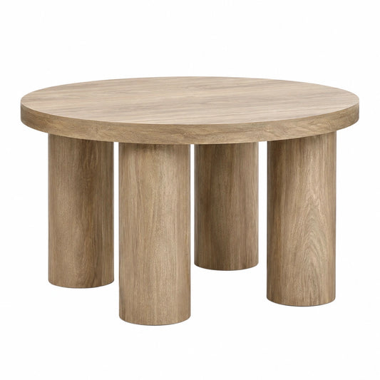 Couchtisch – 70 cm, runde Form, aus Holz